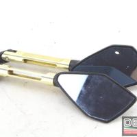 Specchi specchietti retrovisori ERGAL CNC oro neri