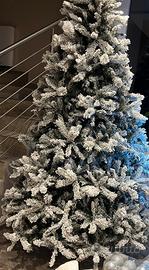 Albero di Natale 240cm innevato