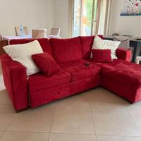 Divano IKEA rosso con seduta estraibile – comodiss