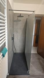 Vetro Doccia Walk-in Satinato 