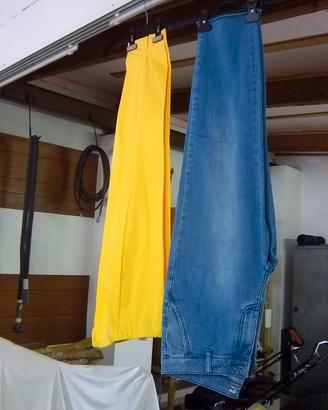 Jeans Olte  T. 2- Pant Giallo Ragno T. S