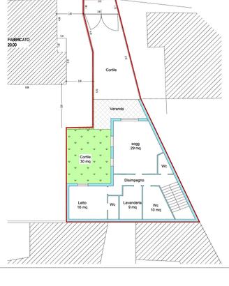Serramanna lotto edificabile 220mq centro paese