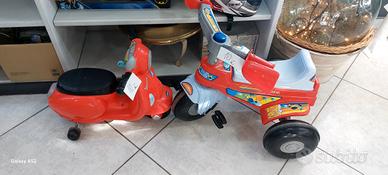 triciclo e vespa cavalcabile
