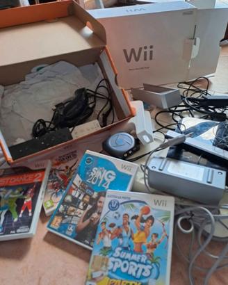 Nintendo Wii con giochi