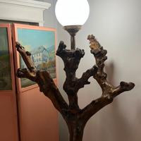 Lampada da terra tronco d’albero