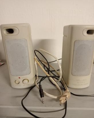 Coppia altoparlanti per PC o TV