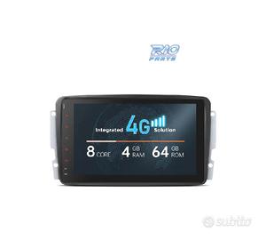 RADIO GPS ANDROID 13 PER MERCEDES CLASSE A C CLK G
