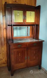 Credenza/Vetrina con Alzata (liberty -primi 900)