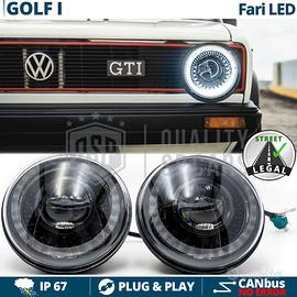 FARI Full LED Per VW GOLF 1 DRL Dinamico OMOLOGATI