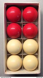 8 BILIE DA BILIARDO PER GIOCO BOCCETTE