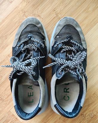 sneakers scarpe leather crown n 40