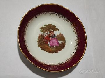 Limoges France piatto decorativo in porcellana