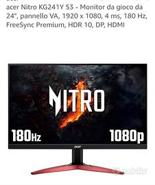 acer nitro kg241y 24 pollici