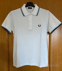 Polo Fred Perry tg. 14 anni Bianco