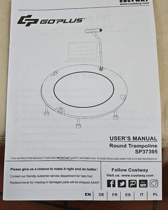 Trampolino rotondo