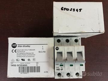 3 poles, Allen-Bradley 1492-SP3D400, Magnetic Trip