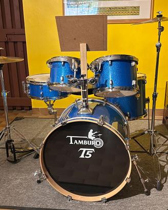 Batteria acusticaTamburo T5 mod blue
