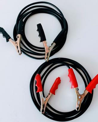 Cavi collega batterie auto più lampada  a led 12V
