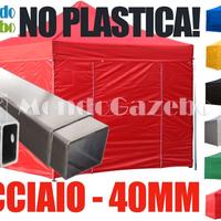 Gazebo 3x3 ACC 4CM impermeabile pieghevole chiosco
