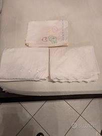 tre lenzuoline per culla