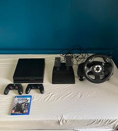 Ps4 con volante.  Pasta termica appena cambiata