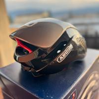 Casco ABUS Game Changer grigio rosso nero taglia M