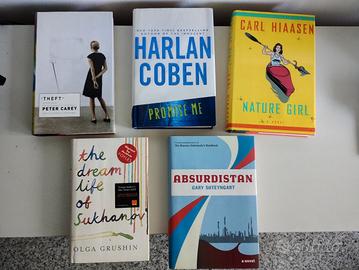 lotto di 5 libri in inglese 