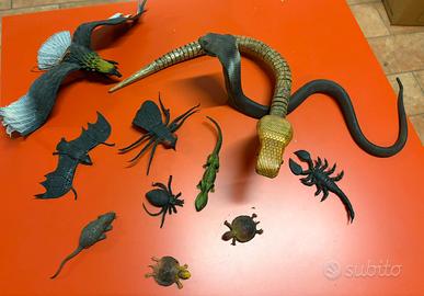 Animali  giocattoli gomma/legno