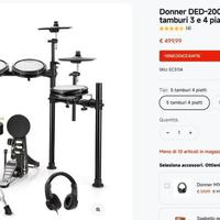 Batteria Elettronica Donner DED-200