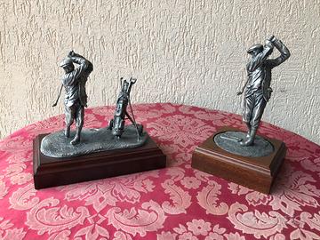 Sculture Golf in Peltro