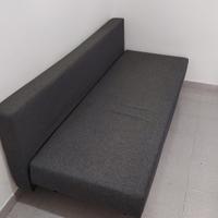 Divano letto grigio moderno – apertura rapida