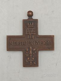 Medaglia Croce Merito Guerra Vittorio Emanuele III