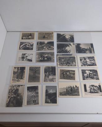 Lotto 28 fotografie vintage anni 50-60 montagne