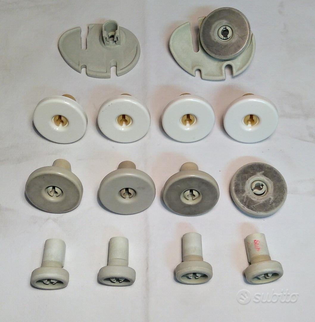 8 Ruote Per Cestello Superiore Lavastoviglie, Ricambio Originale 50286967000, Compatibile Con Electrolux, Zanussi, AEG