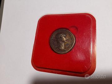 Moneta Romana (copia) in Bronzo  Imperatore NERONE