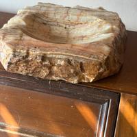 Posacenere massiccio in alabastro  anni 60