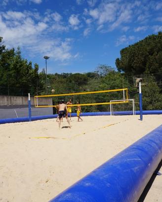 Sabbia per beach volley più gonfiabile