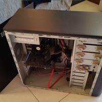 Case pc fisso, alimentatore, sk madre, master. dvd