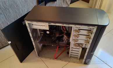 Case pc fisso, alimentatore, sk madre, master. dvd
