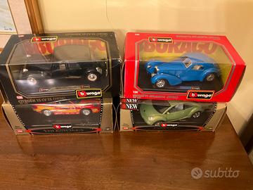 Burago 1/24 Porsche-Volkswagen-Citroen-Bugatti