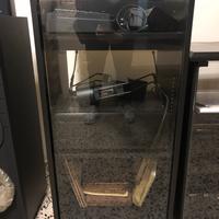 Mobiletto arredo pioneer per Hi-fi. Vetro e nero
