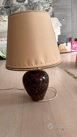 Vaso cinese in marmo predisposto a lampada