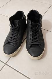 CRIME sneakers uomo 43 – nere con zip laterale
