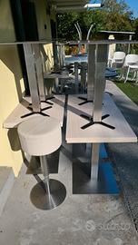 tavoli e sedie da bar 