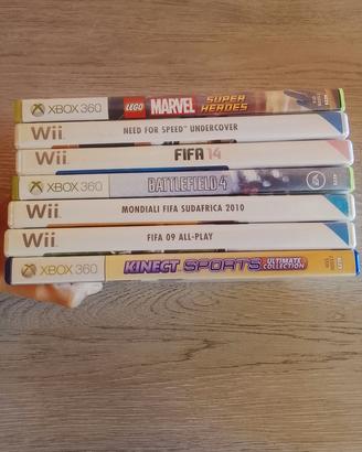 Lotto 7 giochi per Wii e Xbox 360