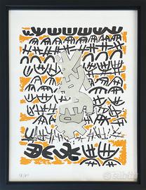 “Opale 4” - Litografia Giuseppe Capogrossi (1900-1