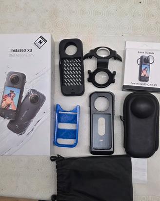 Insta 360 X3 pari al nuovo più  accessori