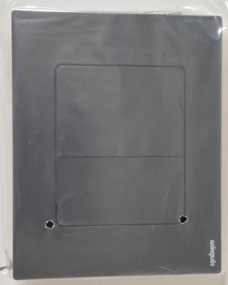 Placca WC doppio scarico nera Wirquin 55722890
