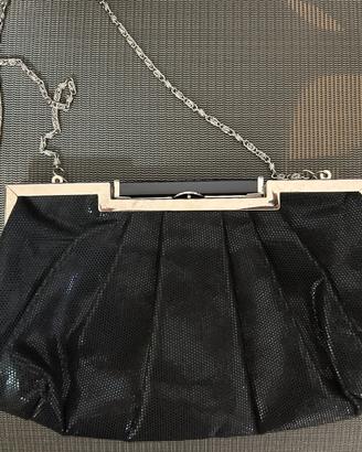 Pochette in tessuto lucido