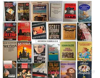 Libri 3x2 - Vedi lista completa in descrizione